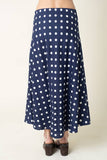 Marisa Polka Dot Maxi Skirt