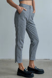 Madie Gingham Pants in Black