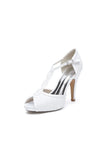 Peep Toe High Heel Shoes Ankle Strap