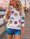 Rock Candy Smiley Sweatshirt