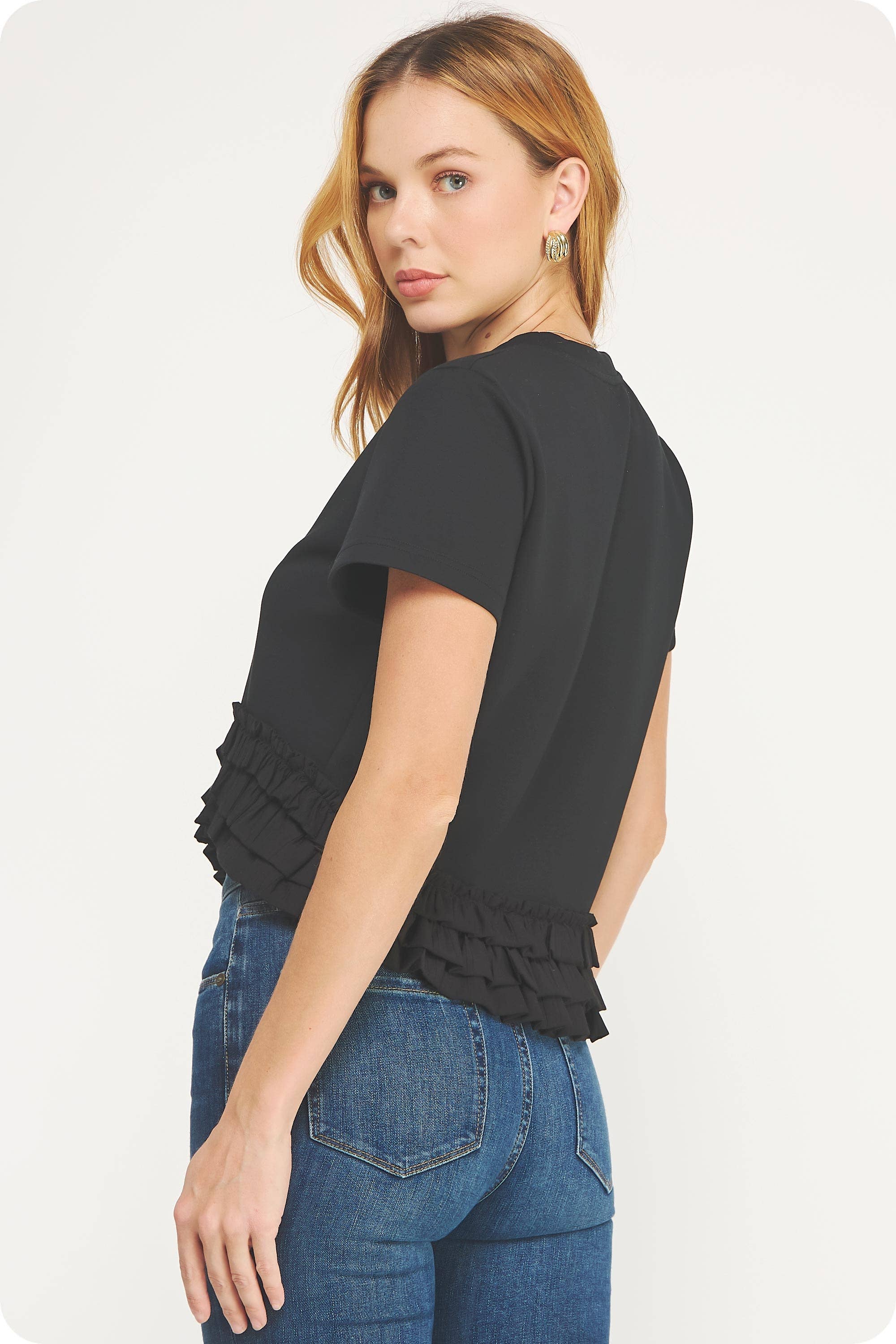 Tatum Ruffle Frill Top