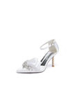 Pointed Toe With Rhinestone Stiletto Heels
