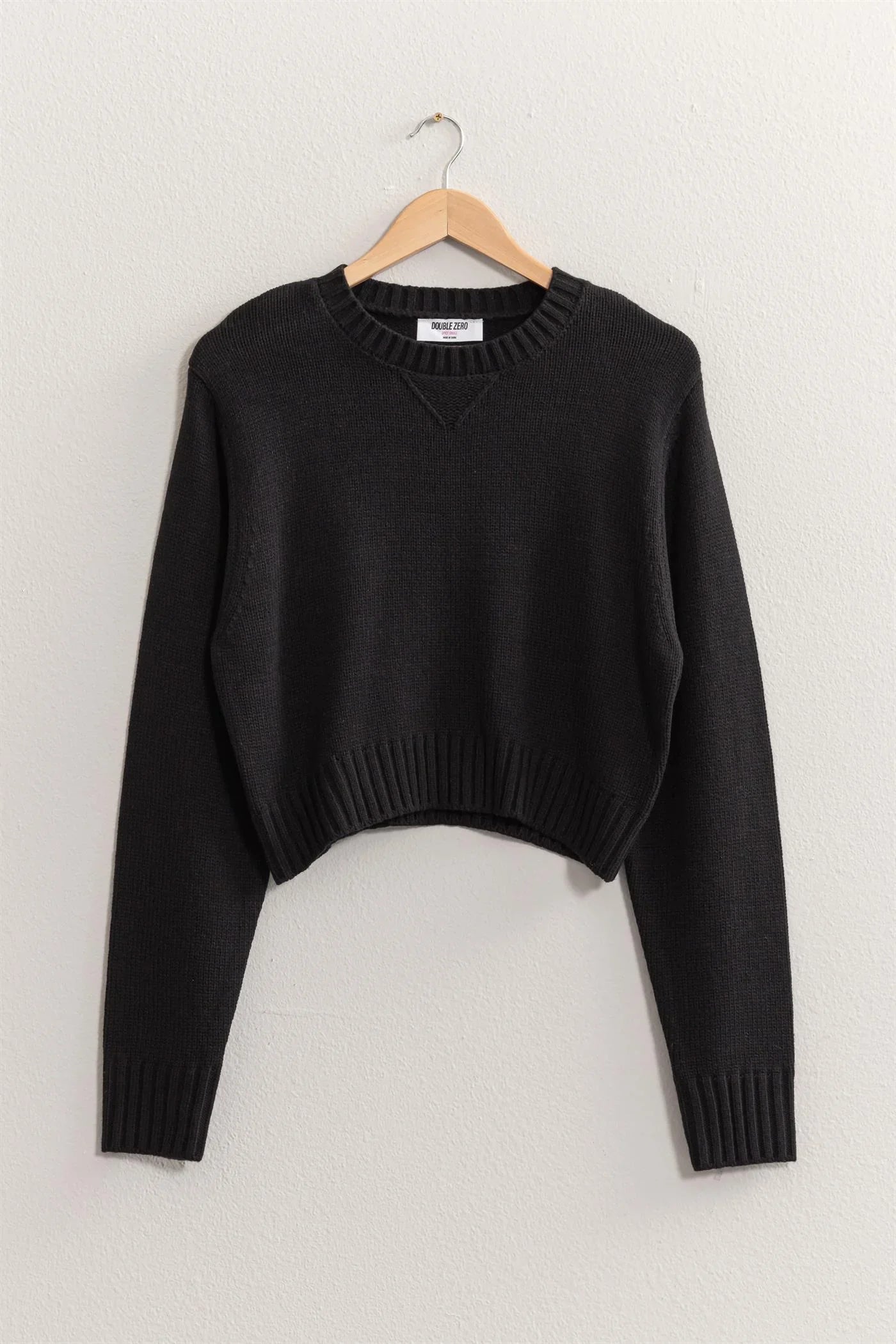 Calli Cropped Knit Sweater