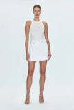 Pistola Kat Denim Skirt in Luxe White