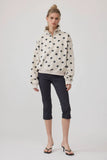 Cora Polka Dot Half Zip