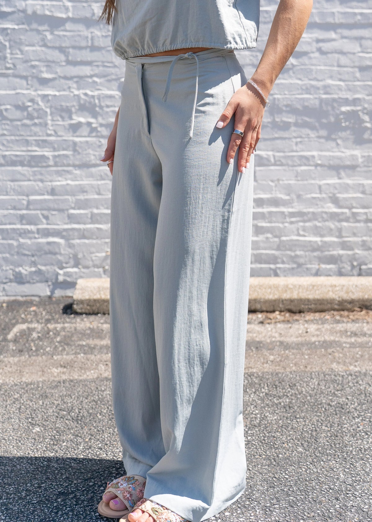Shar Tie Front Pants