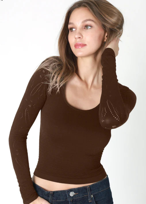 Peppa Pointelle Top