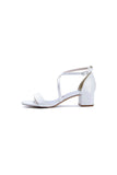 Open Toe Hollow Out Chunky Heels