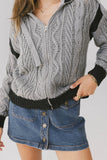 Giselle Zip Up Sweater FINAL SALE