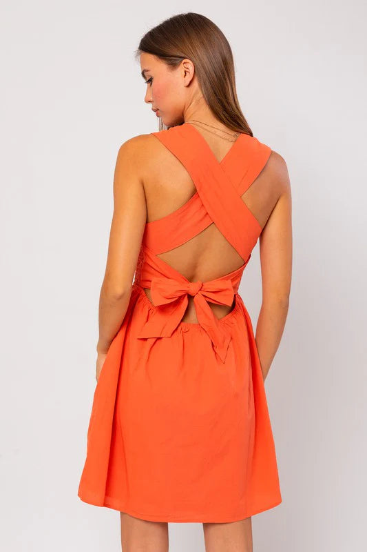 Taryn Smocked Skater Dress
