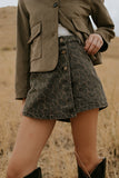Luka Leopard Mini Skort FINAL SALE