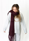 The Stockholm Scarf Cherry Lacquer