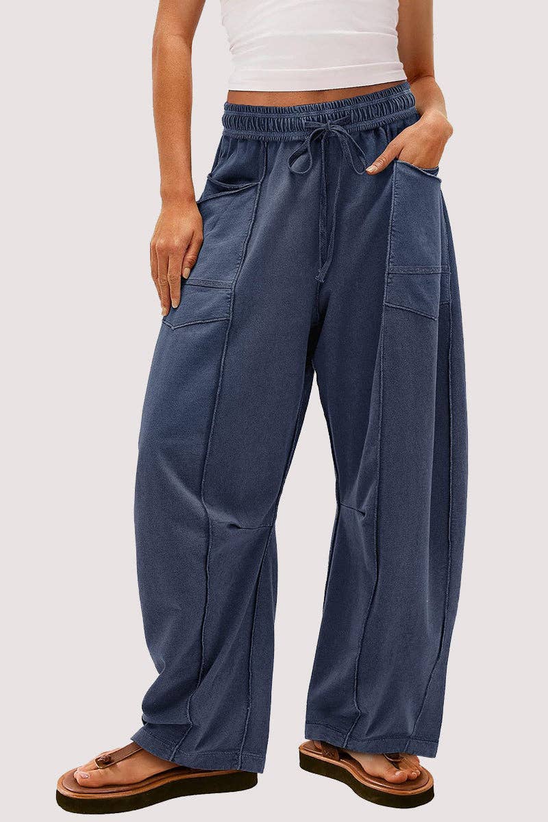 Tessa Wide Leg Drawstring Pants
