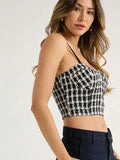 Monica Tweed Corset Top