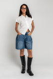 Torrey Asymmetrical Button Up