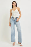 Fern Side Contrast Baggy Jean