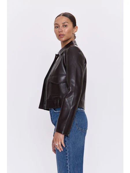 Pistola Bex Shrunken Jacket in French Roast