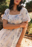 Kendry Floral Maxi Dress in Blue FINAL SALE