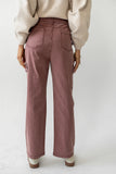 Gracie Straight Leg Pants in Brick FINAL SALE