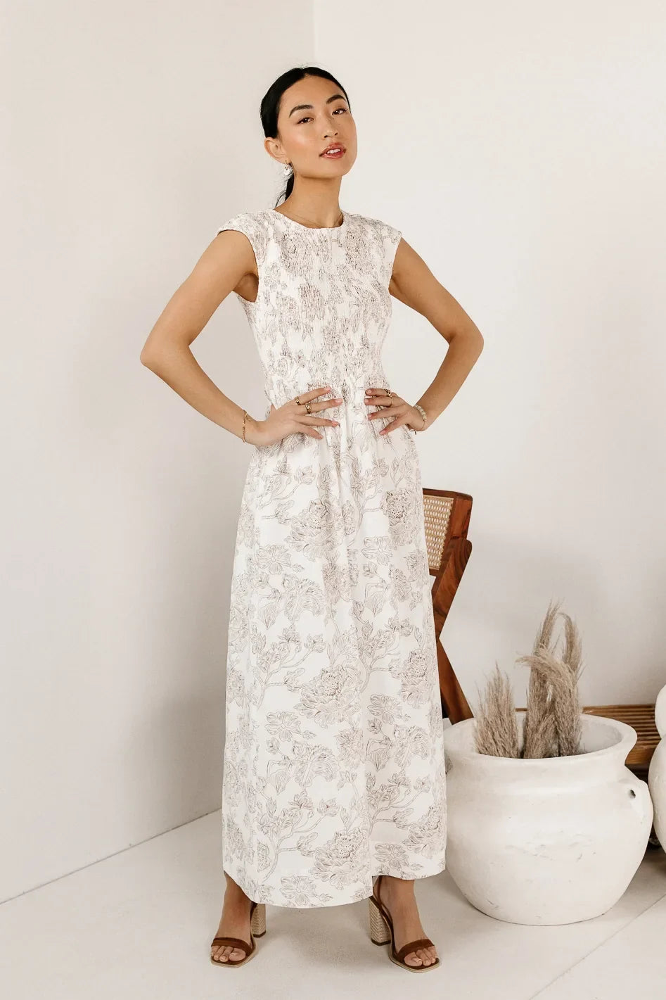 Elias Smocked Maxi Dress