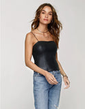 Roxanne Faux Leather Cami
