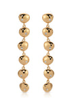 Polished Pebble Linear Dangle Earrings