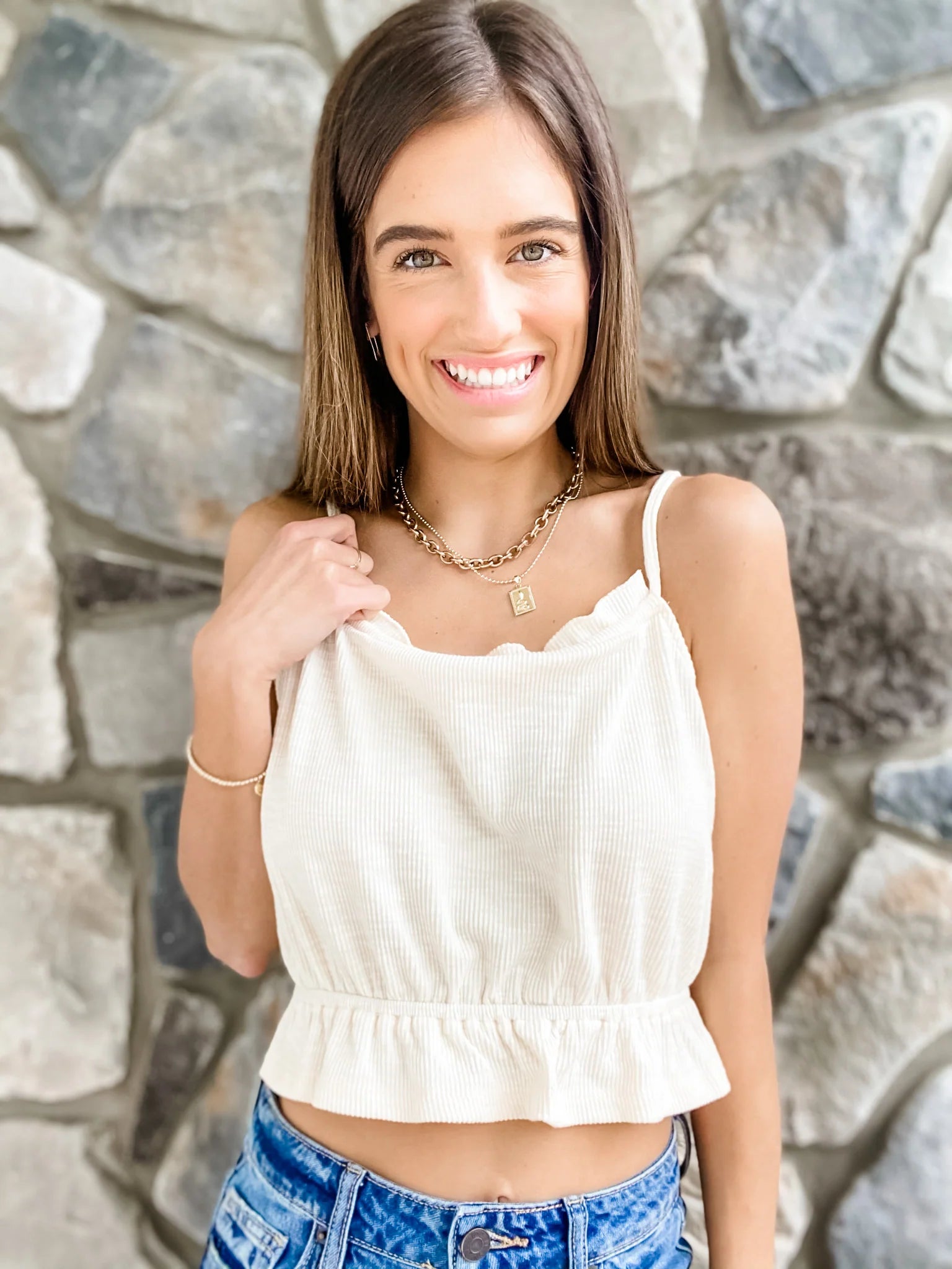 Billie Ruffle Tank