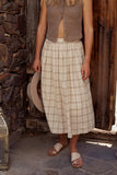 Sharon Plaid Maxi Skirt FINAL SALE