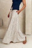 Marlee Floral Maxi Skirt in Cream FINAL SALE