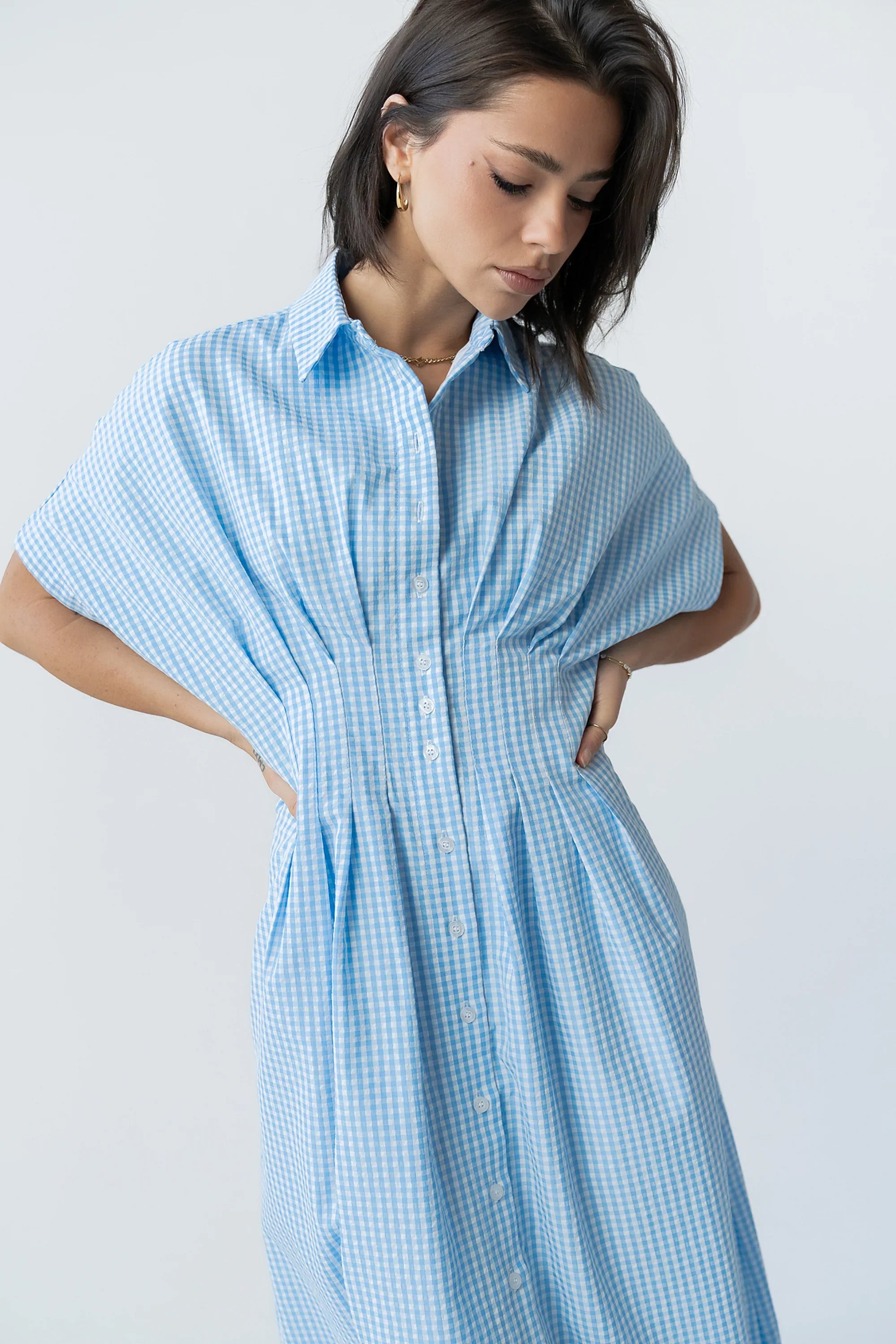 Collins Maxi Dress in Blue