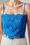 Lace Crop Fitted Top