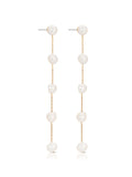 Dripping Pearl Delicate Drop Earrings