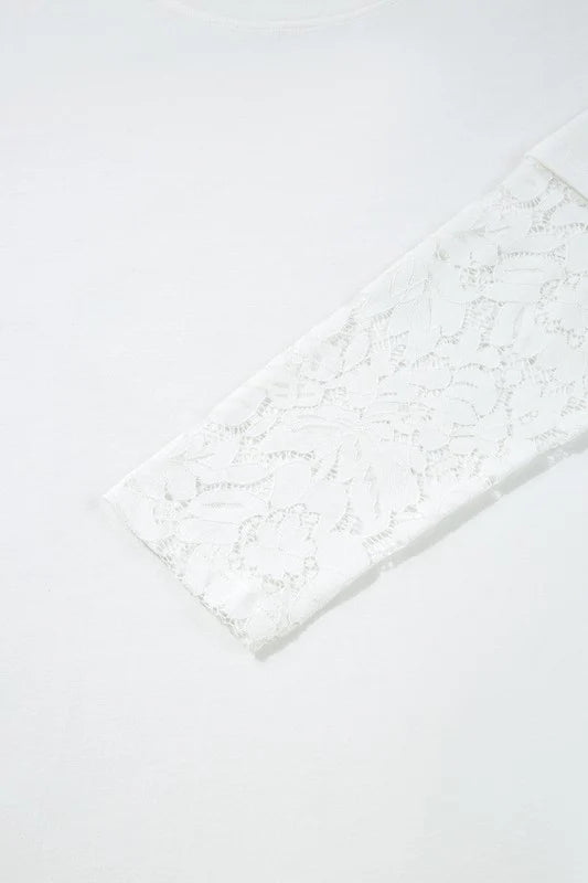 Nadia Lace Layer Tee