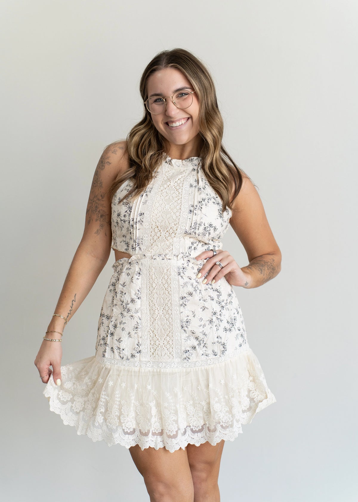 Elara Halter Mini Dress