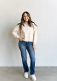 Nova Cropped Jean Deep Blue