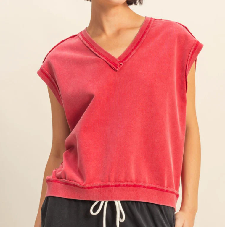 Ania Distressed Vest