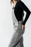 Tansy Denim Overalls in Grey
