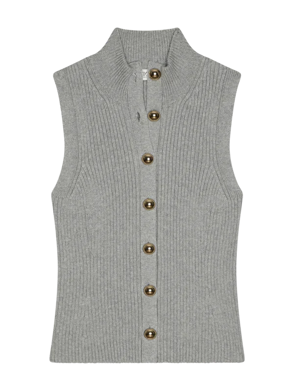 Nation Ira Sweater Vest Heather Grey