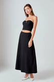 Haley V Strapless Top