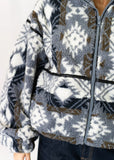 Ari Geometric Fleece Jacket