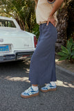 Rayne Striped Maxi Skirt in Navy FINAL SALE