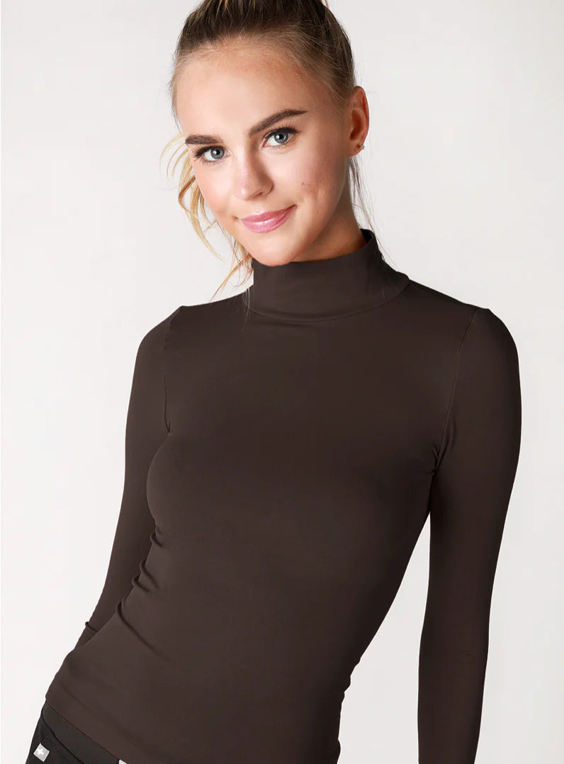 Kylie Seamless Mockneck Top