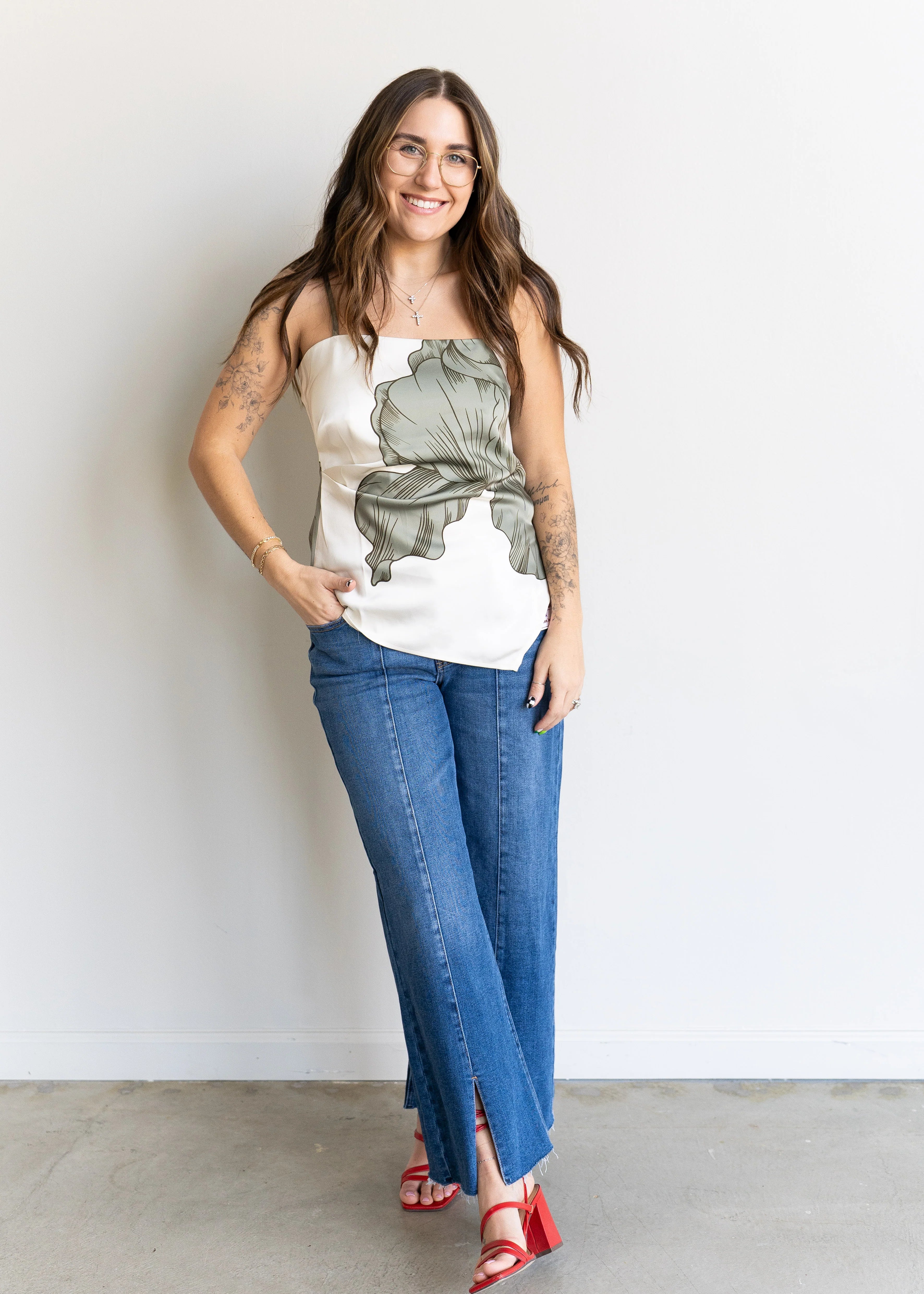 Lennon Side Tie Cami