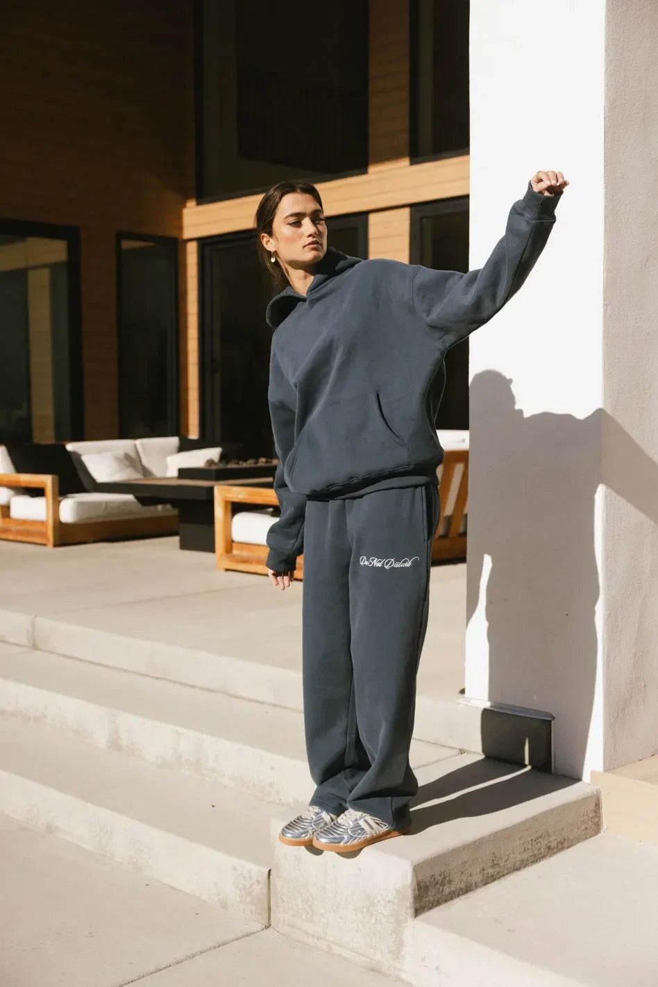Do Not Disturb Sweatshirt in Navy FINAL SALE