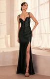 Gina Maxi Dress Satin Bustier Long Dress