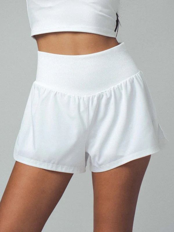 Amie Flow Ribbed Waist Athletic Shorts