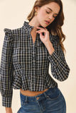 Ursula Peplum Hem Top