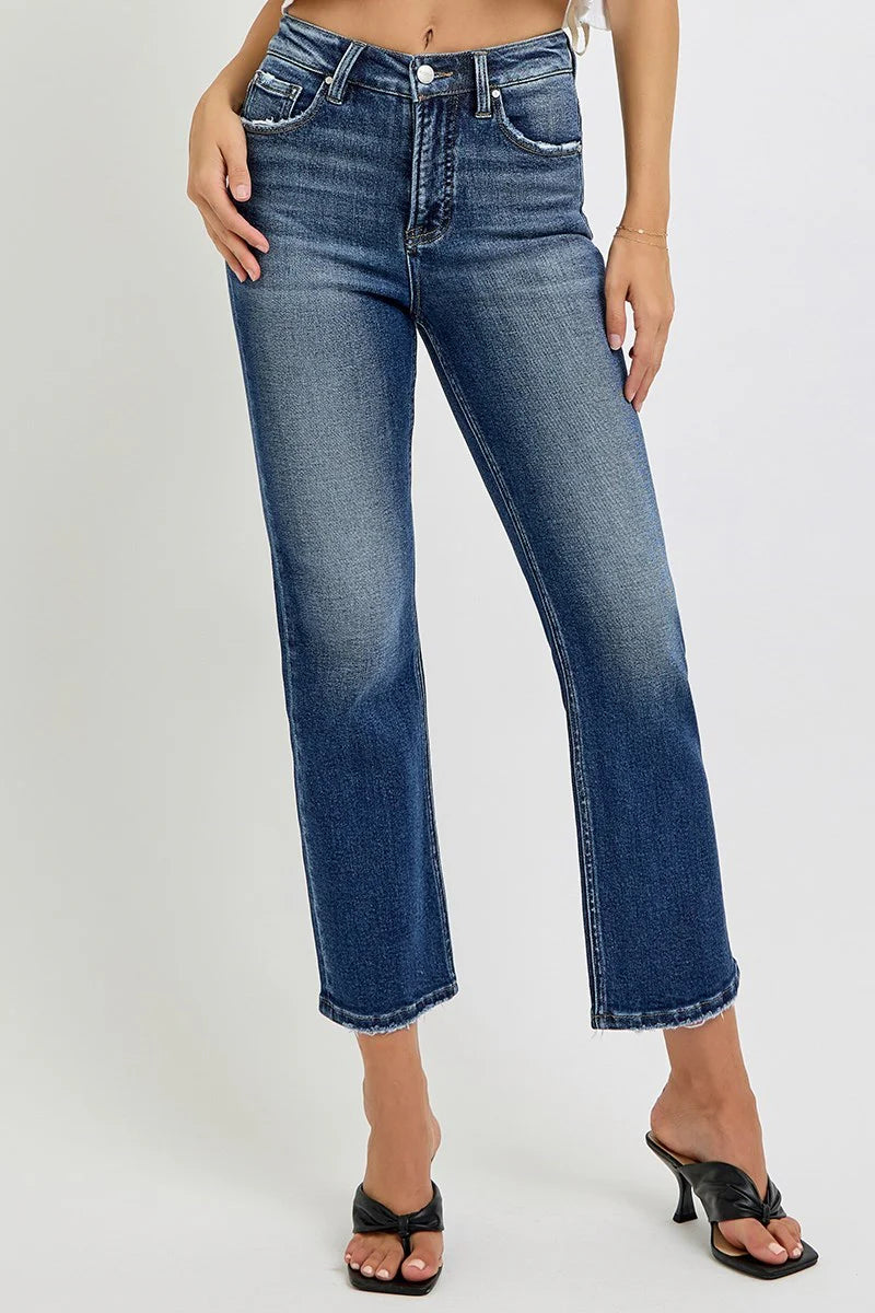 Heidi High Rise Crop Jeans