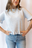 Drew Ruffle Hem Tee