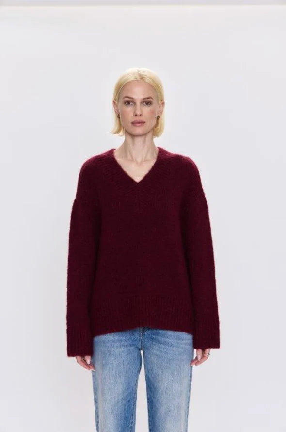 Pistola Talia Chunky V Neck Sweater